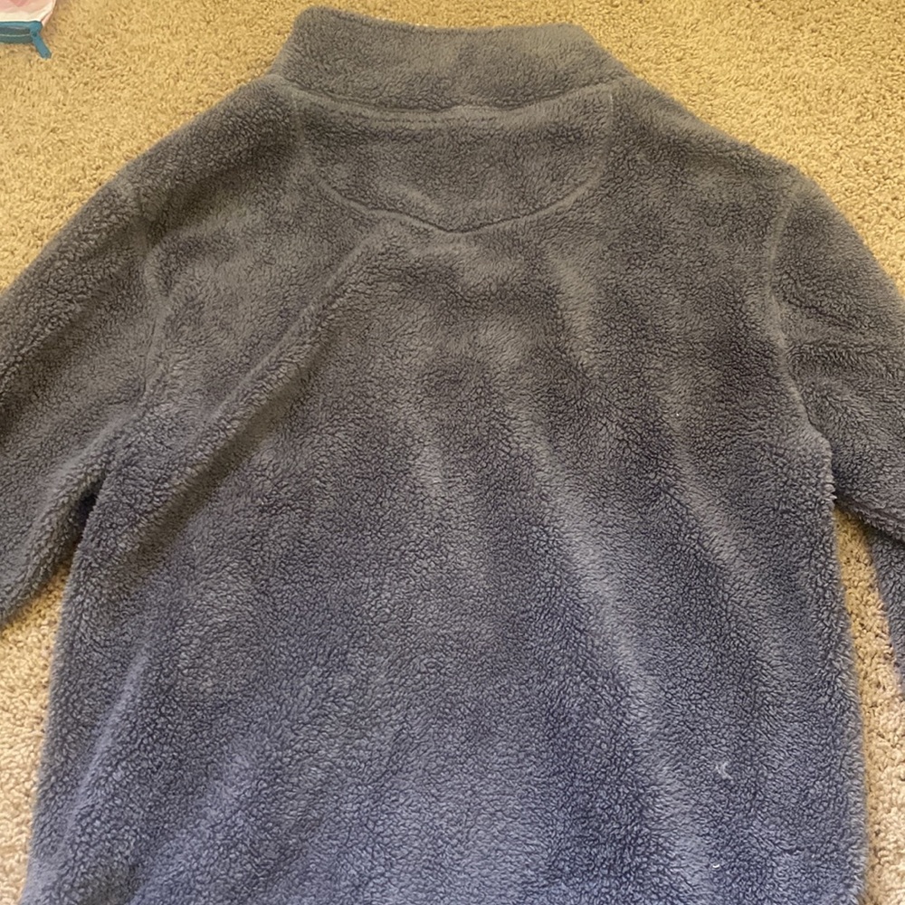 fuzzy quarter zip pullover - Picture 2 of 2